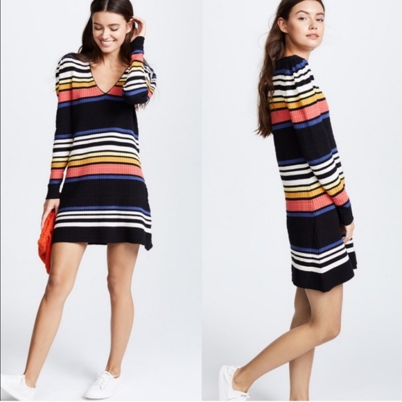 Free People Dresses & Skirts - FREE PEOPLE Striped Sweater Dress